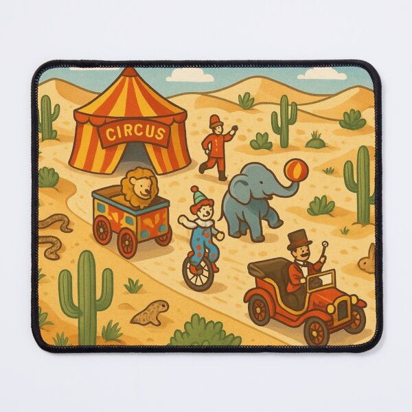 Item preview, Desert Circus Daydream – Vintage Circus Adventure designed and sold by Cosmic-Meadows.