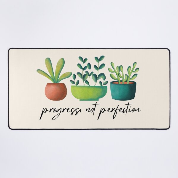 Item preview, Progress, not perfection designed and sold by Keeping Art Heavenly.