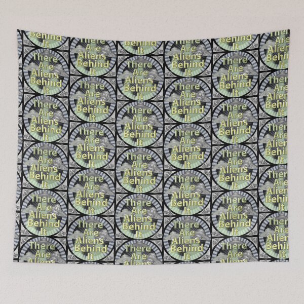 Item preview, Aliens Behind It designed and sold by artmuvz.
