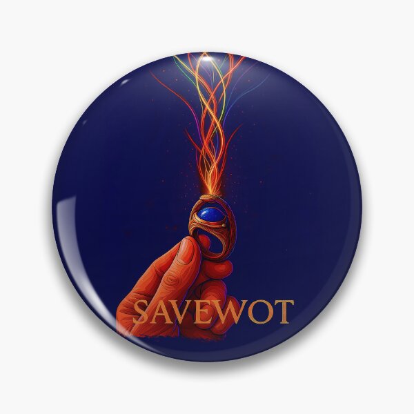 Item preview, Save Wheel of Time – Blue Ring Art designed and sold by What you are is Beautiful.