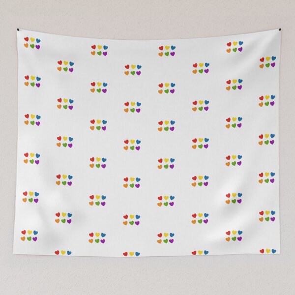 Item preview, Rainbow Hearts LGBTQ Pride Month designed and sold by Inspirationmotivation.