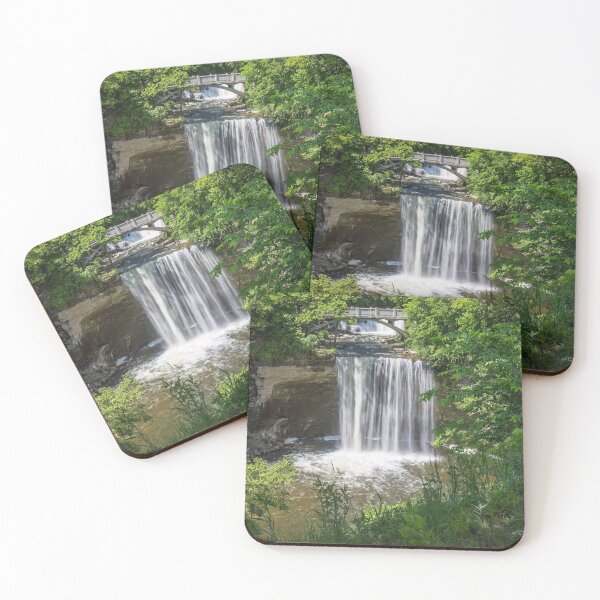 Item preview, Minneopa Double Falls, Minneopa State Park, Mankato, Minnesota USA designed and sold by LINDA MCKUSICK.
