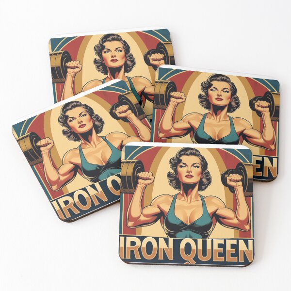 Item preview, Iron Queen Female Bodybuilder  designed and sold by TeeKid.