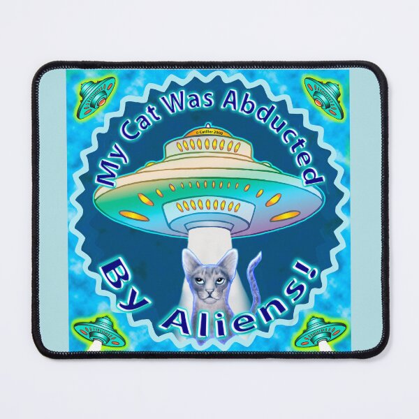 Item preview, Alien Cat Abduction designed and sold by artmuvz.