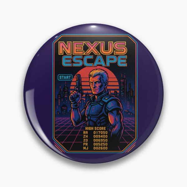 Item preview, Blade Runner inspired Neon Arcade poster designed and sold by Lilo-Designs.