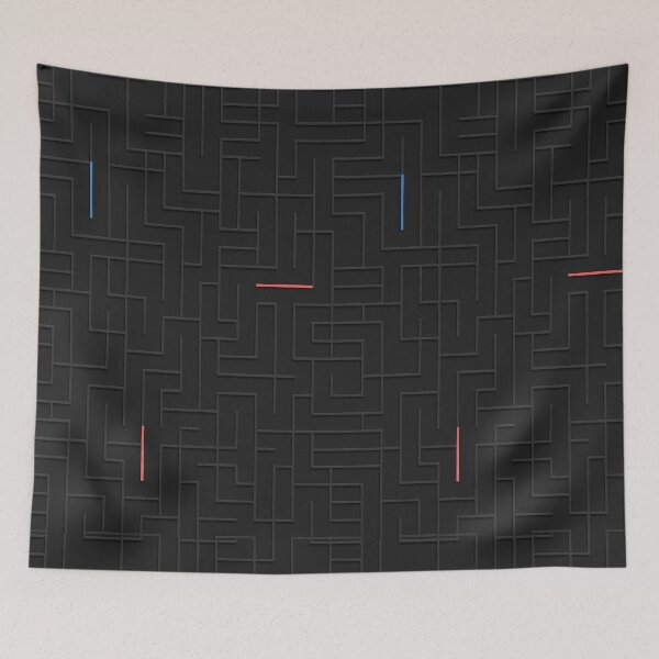 Item preview, Cyber Maze – Neon Grid designed and sold by Zenvo.