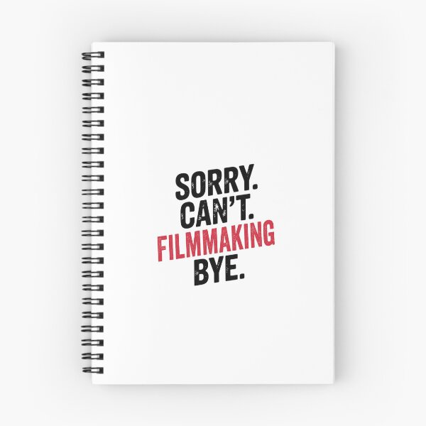 Item preview, Sorry can't Filmmaking bye - Funny Filmmaking Lover designed and sold by Oussinc.
