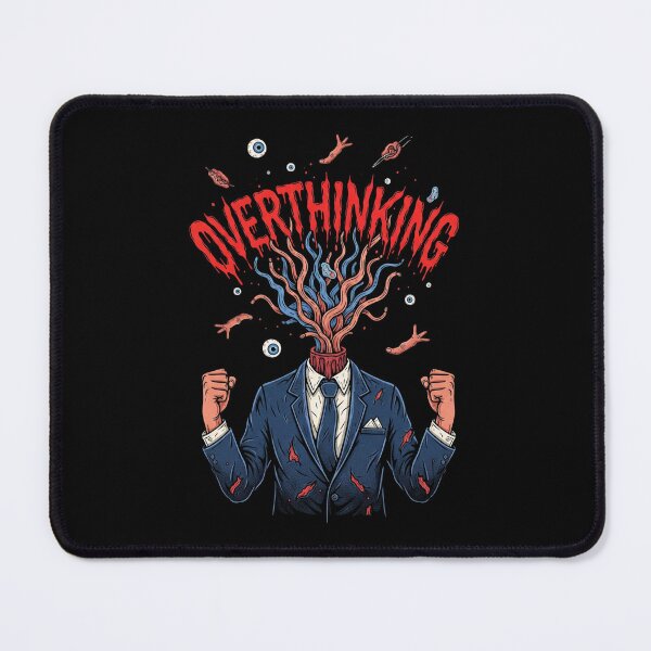 Item preview, Overthinking Exploding Brain Surreal Stress designed and sold by Tigerr3g.