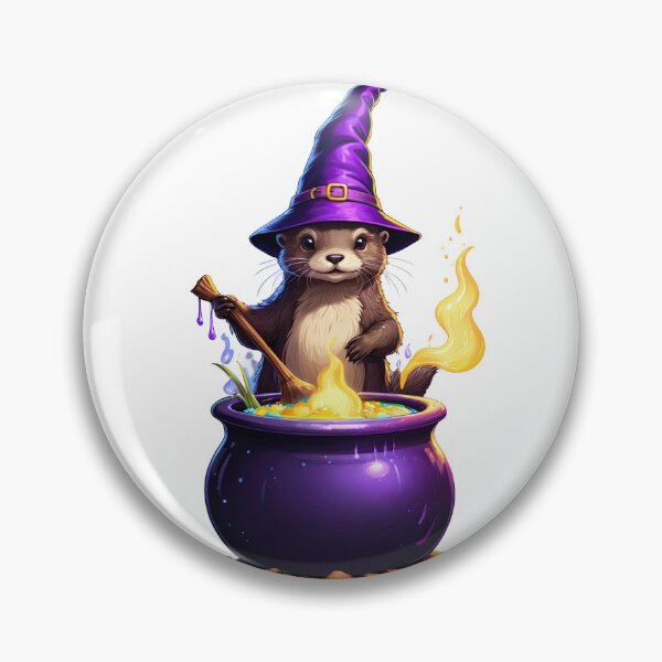 Item preview, Whimsigothic Mystic Alchemist Otter T-Shirt designed and sold by MeowMoodCo.