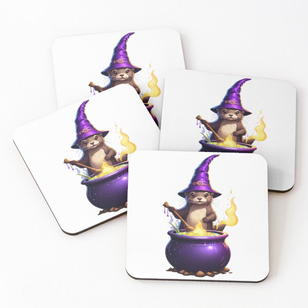 Item preview, Whimsigothic Mystic Alchemist Otter T-Shirt designed and sold by MeowMoodCo.