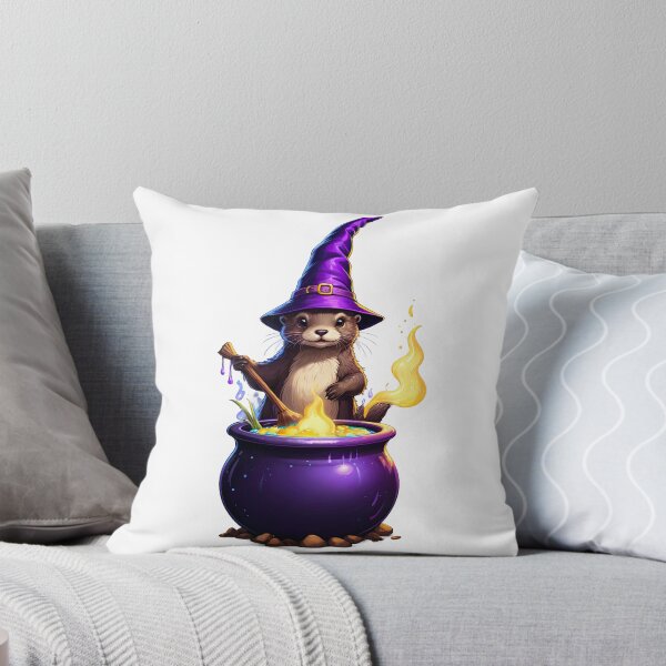 Item preview, Whimsigothic Mystic Alchemist Otter T-Shirt designed and sold by MeowMoodCo.