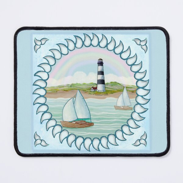 Item preview, Sailboats Lighthouse designed and sold by artmuvz.