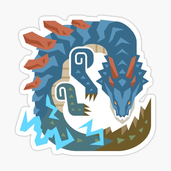 Item preview, Icono de cazador de monstruos Lagiacrus designed and sold by WhiteoutTM.