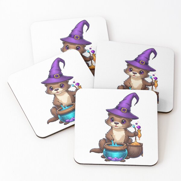Item preview, Whimsigothic Mystic Alchemist Otter T-Shirt designed and sold by MeowMoodCo.