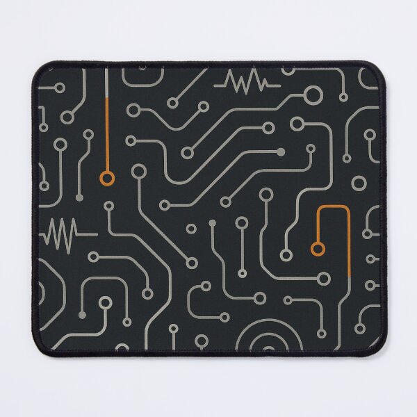 Item preview, Neon Circuit Grid – Tech Blueprint designed and sold by Zenvo.