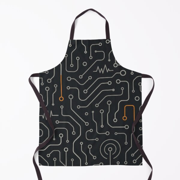 Item preview, Neon Circuit Grid – Tech Blueprint designed and sold by Zenvo.