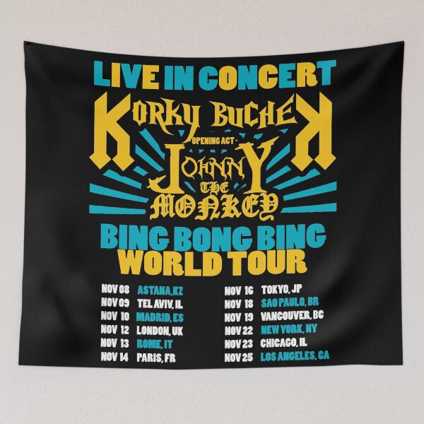 Item preview, Korky Buchek World Tour designed and sold by red-leaf.