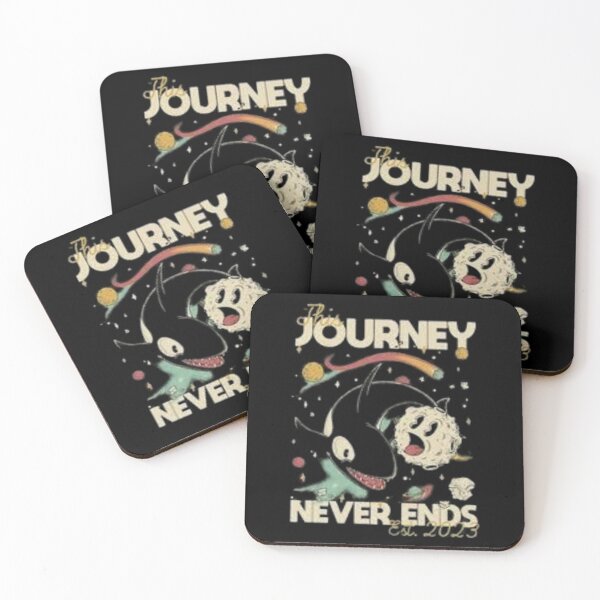 Item preview, Journey Never Ends designed and sold by PixelPopShops.