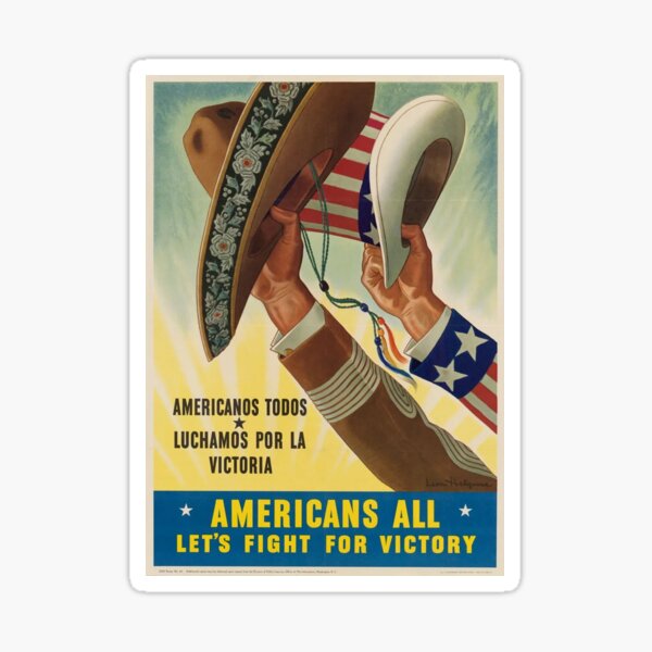 Vista previa del artículo con la obra «Propaganda mexicoamericana de la Segunda Guerra Mundial», diseñado y vendido por Le-0.