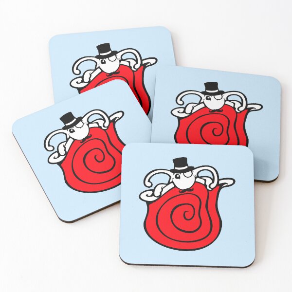 Item preview, Mr. Snail Gentleman Sir rich Monocle Glasses Top Hat designed and sold by shirt-o-mat.