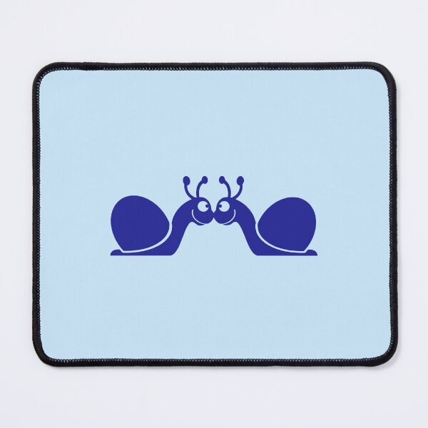 Item preview, Kissing Snail Happy Love Couple Team Friends Silhouette designed and sold by shirt-o-mat.