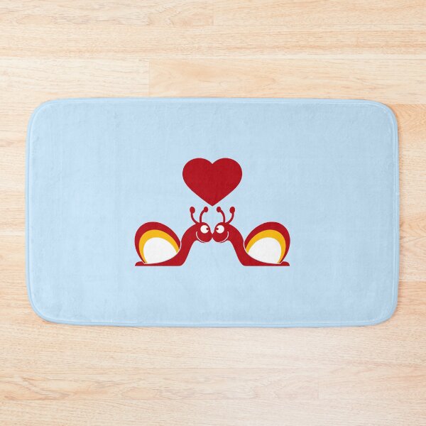 Item preview, Kissing Snail Heart Love Couple Team Friends Symbol designed and sold by shirt-o-mat.
