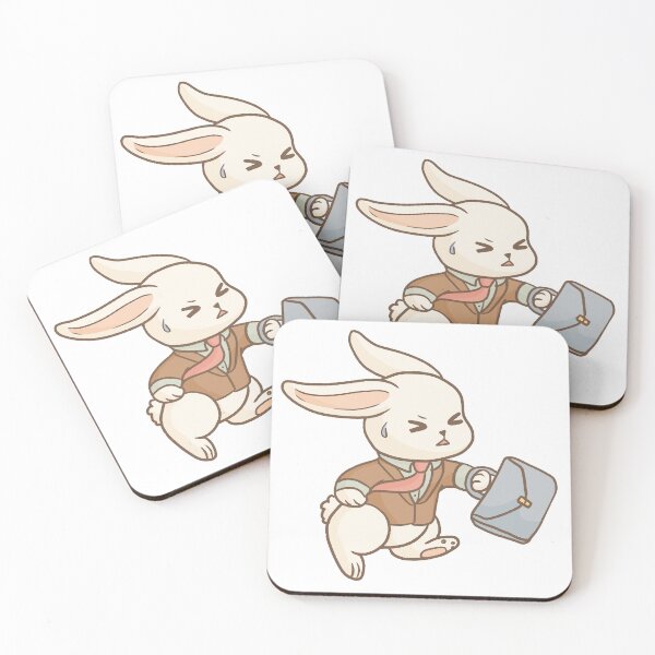 Item preview, Rabbit running to work designed and sold by Deblust.