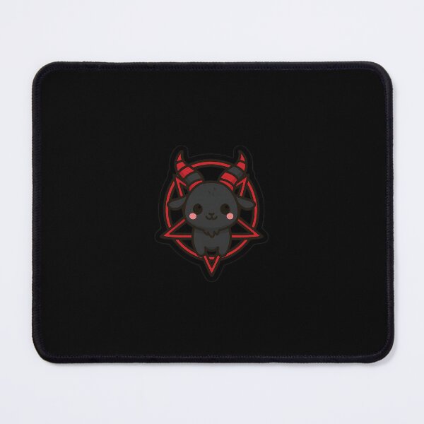 Item preview, Kawaii Baphomet Goat Pentagram Sticker designed and sold by PaganPrinting.
