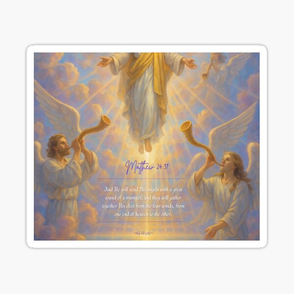 Item preview, Angels Sound the Trumpet designed and sold by Daily Bible Quotes.