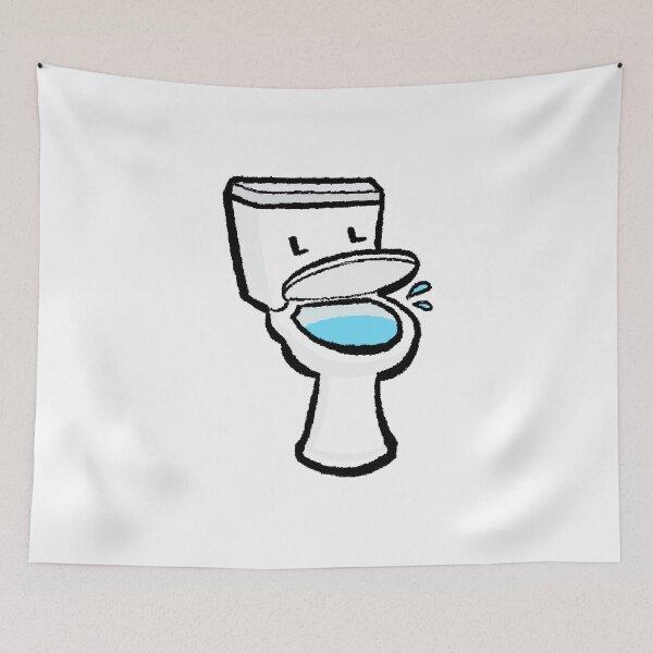 Item preview, Toilet Inanimate Insanity designed and sold by MsBonnieArt.