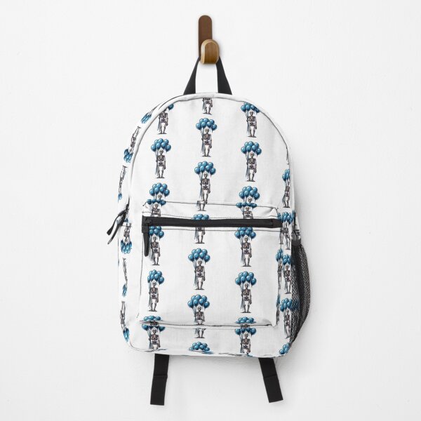 Item preview, Skeleton with Blue Balloons designed and sold by Moon2025.