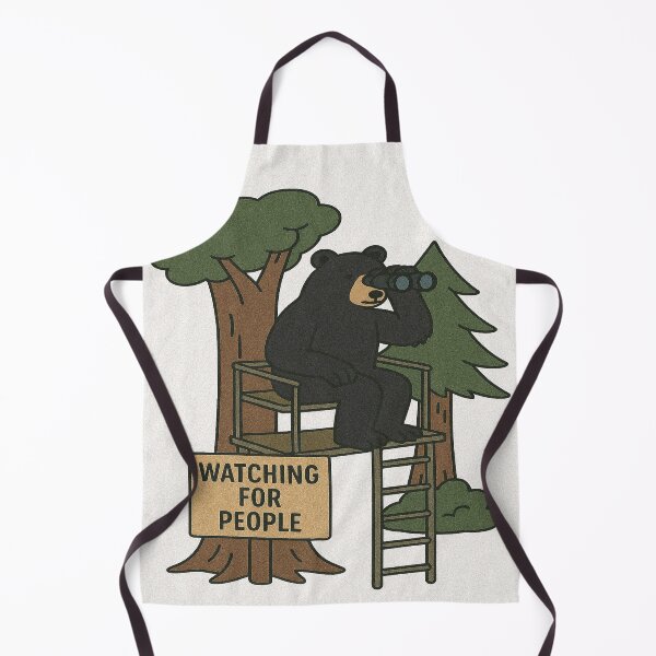 Item preview, Bear Watch: “Watching for People” designed and sold by Flipped World Society.