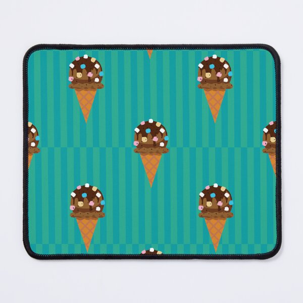 Item preview, Cocoa Marshmallow Ice Cream Pattern – Cute Choco Treats designed and sold by Wildseer.