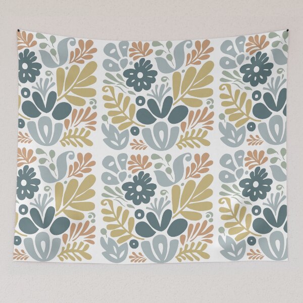 Item preview, Boho Floral Stencil Shirt designed and sold by TheEmptyBottleStudio.