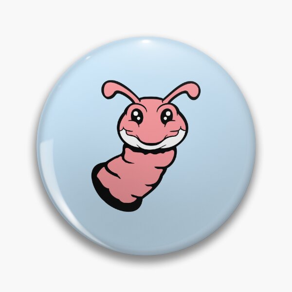 Item preview, Caterpillar Hole Happy Cute Little Worm Cartoon designed and sold by shirt-o-mat.