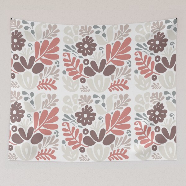 Item preview, Boho Floral Stencil Shirt designed and sold by TheEmptyBottleStudio.