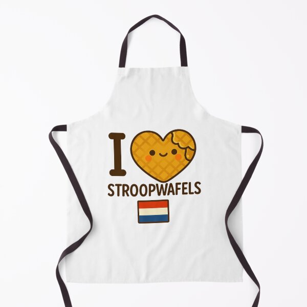 Item preview, I LOVE STROOPWAFELS - IK HOU VAN STROOPWAFELS (schattige Nederlands stroopwafel vlag) designed and sold by Canto Canuck.