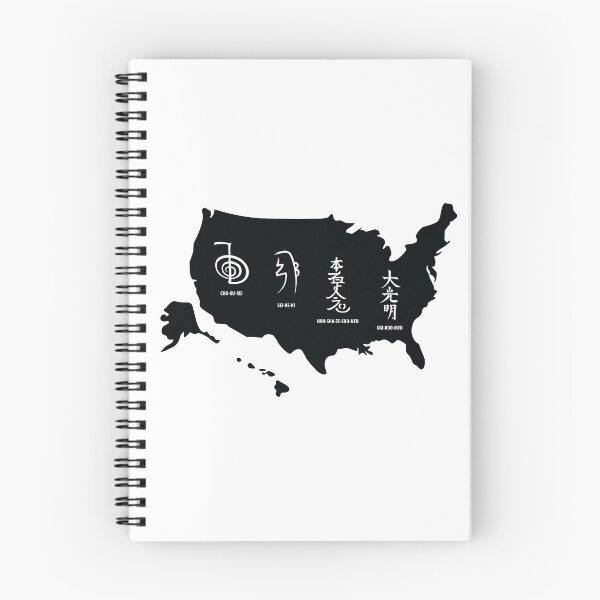 Item preview, Reiki Map - United States designed and sold by marcosty.