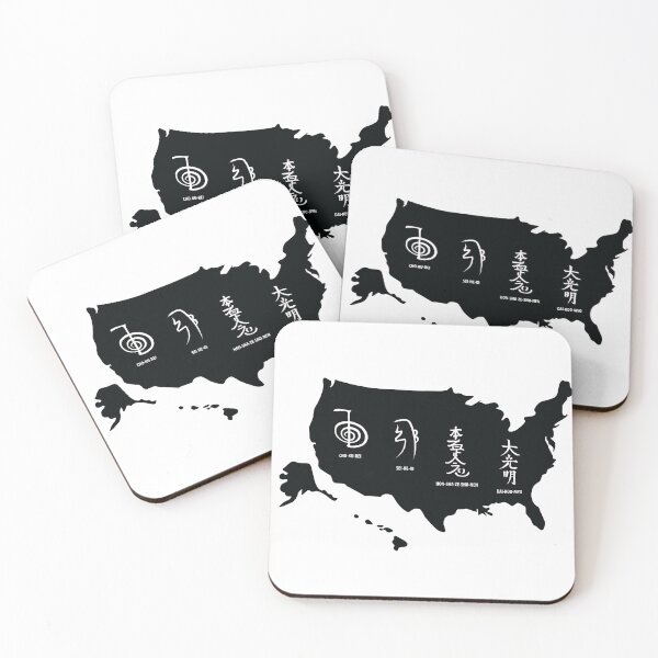 Item preview, Reiki Map - United States designed and sold by marcosty.