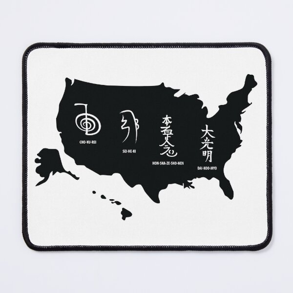Item preview, Reiki Map - United States designed and sold by marcosty.