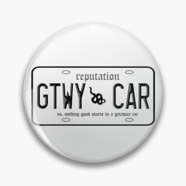 Item preview, reputation getaway car license plate designed and sold by wishingrain.