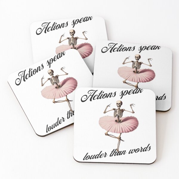 Item preview, Actions Speak: Skeleton Ballerina's Message designed and sold by Moon2025.