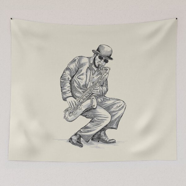 Item preview, Soulful Sax Groove designed and sold by Way-Of-Art.