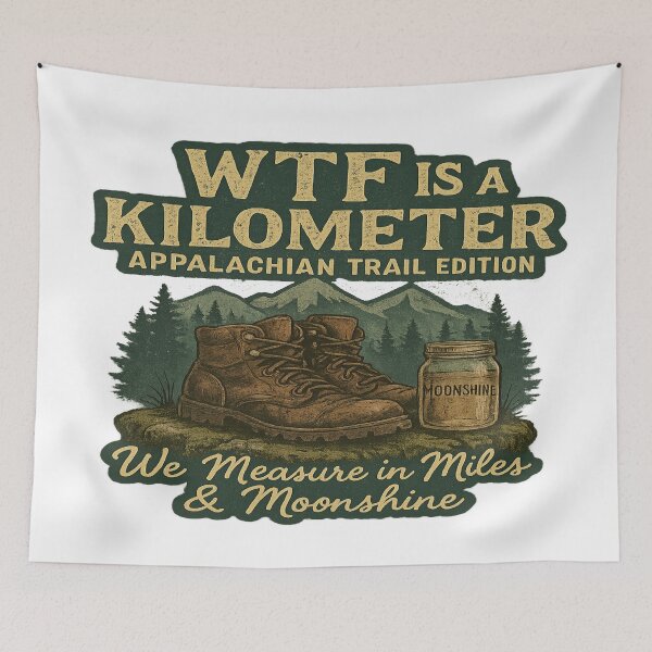 Item preview, WTF Is a Kilometer – Stars, Stripes & Southern Sass designed and sold by Globalcitytees.