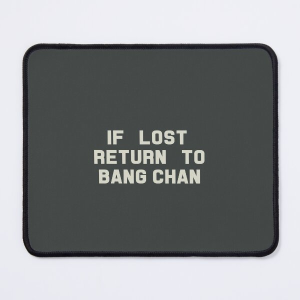 Item preview, If Lost Return to Bang Chan Tee designed and sold by 2000sbabyangel.