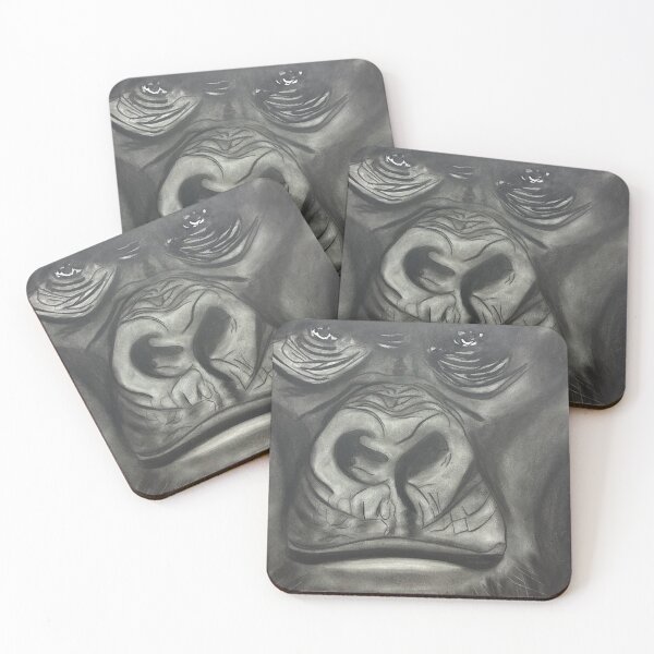 Item preview, Forgotten Ancestor- Gorilla Charcoal Art designed and sold by ZuluSoul.