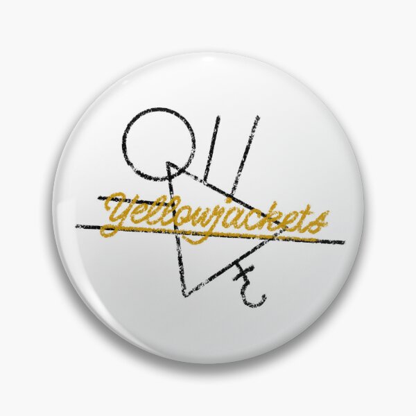 Item preview, yellowjackets distressed symbol designed and sold by dewdrop-designs.