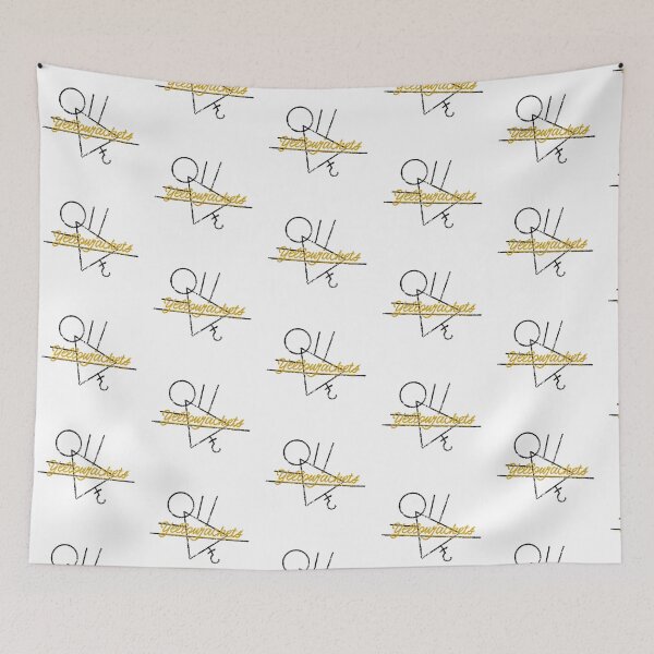 Item preview, yellowjackets distressed symbol designed and sold by dewdrop-designs.