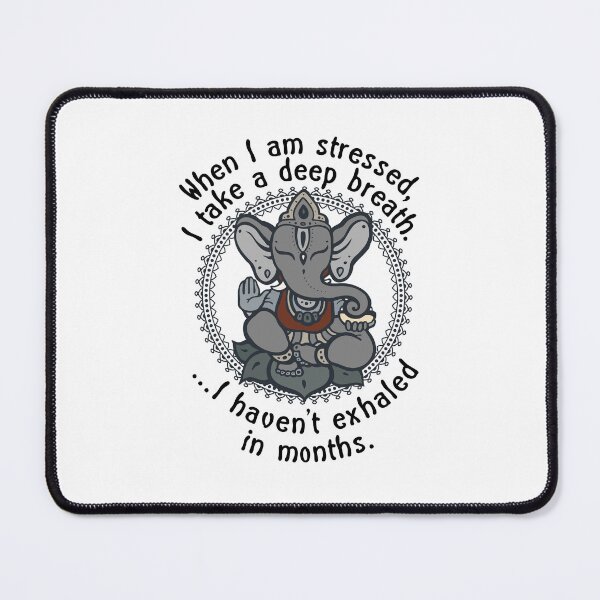 Item preview, Funny Elephant Yoga - Buddha Stress Gift designed and sold by Maria Garcia.