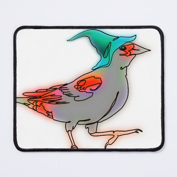 Item preview, Ruby the Blackbird in a Teal Witch Hat – animalzinhats designed and sold by Ashley’sAnimalz.